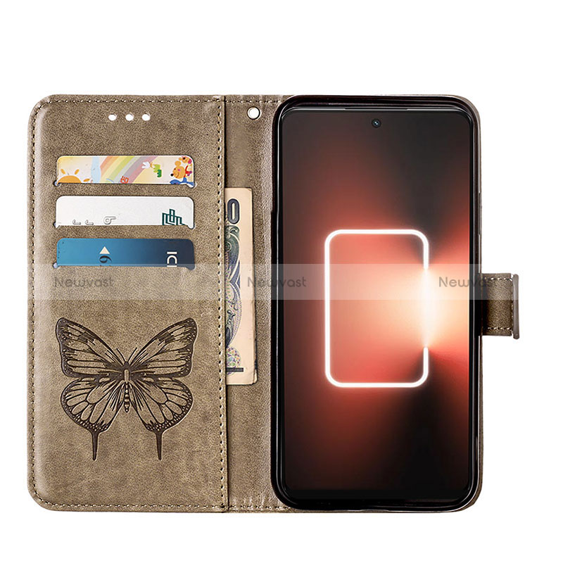 Leather Case Stands Butterfly Flip Cover Holder Y01B for Realme GT Neo5 5G