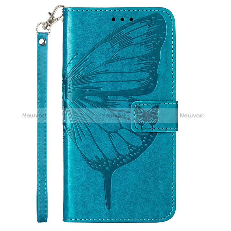 Leather Case Stands Butterfly Flip Cover Holder Y01B for Samsung Galaxy A23 4G