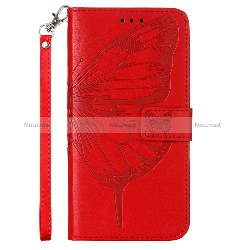 Leather Case Stands Butterfly Flip Cover Holder Y01B for Samsung Galaxy A23 4G