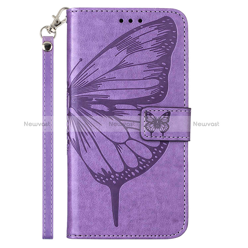 Leather Case Stands Butterfly Flip Cover Holder Y01B for Samsung Galaxy A23 4G
