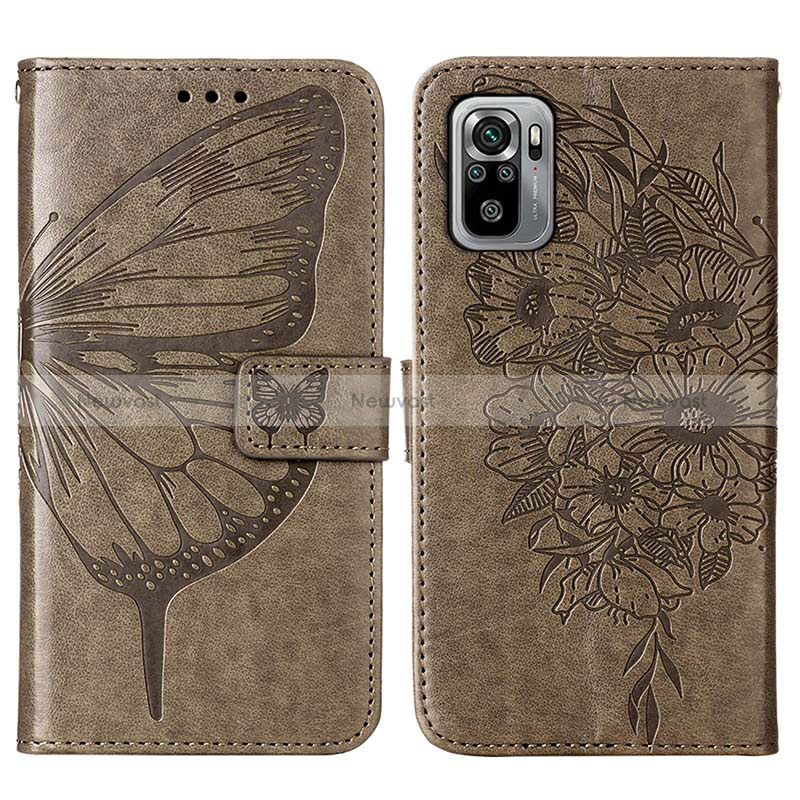 Leather Case Stands Butterfly Flip Cover Holder Y01B for Xiaomi Poco M5S