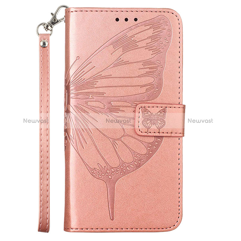 Leather Case Stands Butterfly Flip Cover Holder Y02B for Google Pixel 8 5G