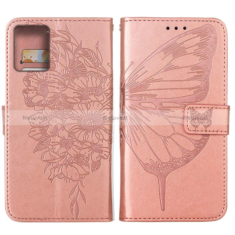 Leather Case Stands Butterfly Flip Cover Holder YB1 for Motorola Moto G 5G (2023)