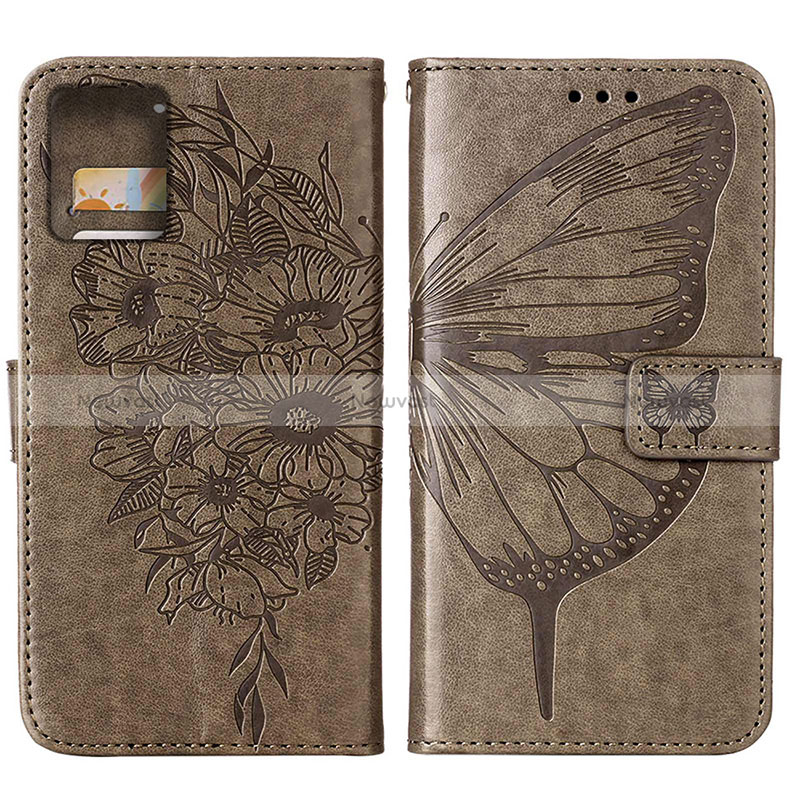 Leather Case Stands Butterfly Flip Cover Holder YB1 for Motorola Moto G 5G (2023)