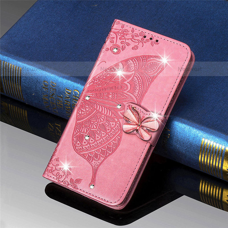 Leather Case Stands Butterfly Flip Cover L01 Holder for Xiaomi Mi 11 Lite 4G