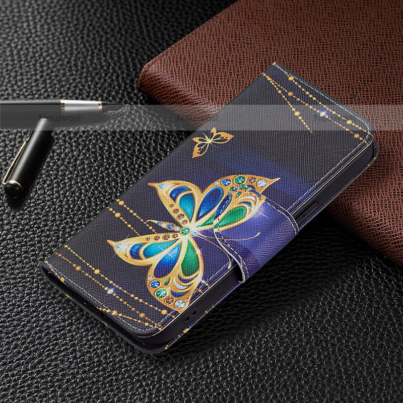 Leather Case Stands Butterfly Flip Cover L07 Holder for Apple iPhone 15 Pro Max Mixed