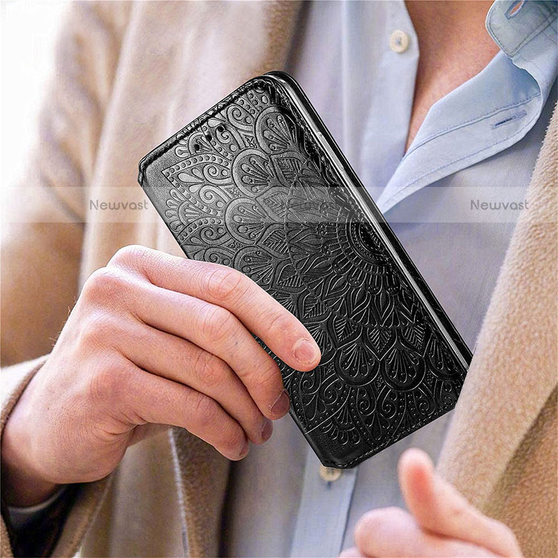 Leather Case Stands Fashionable Pattern Flip Cover H01 Holder for Apple iPhone 13