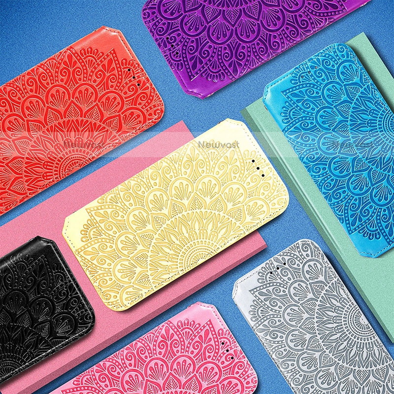 Leather Case Stands Fashionable Pattern Flip Cover H01 Holder for Apple iPhone 13