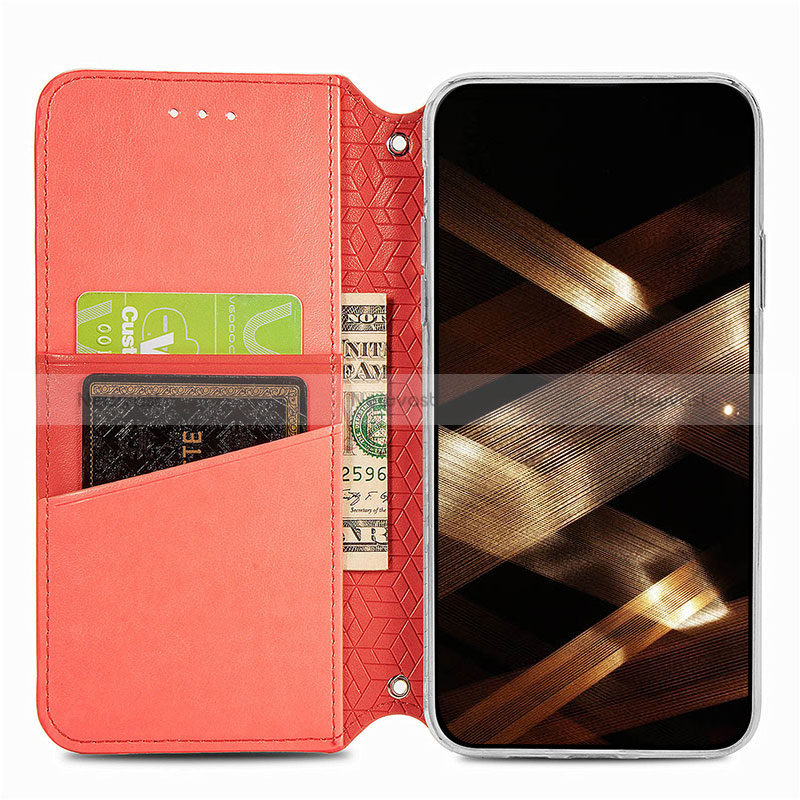 Leather Case Stands Fashionable Pattern Flip Cover H01 Holder for Apple iPhone 14 Pro Max