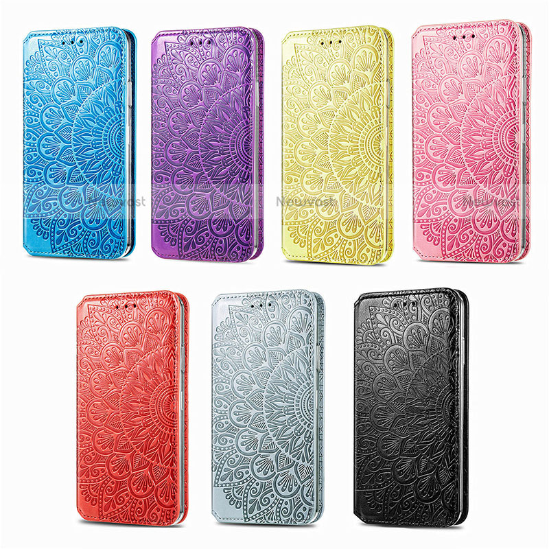 Leather Case Stands Fashionable Pattern Flip Cover H02 Holder for Apple iPhone 13