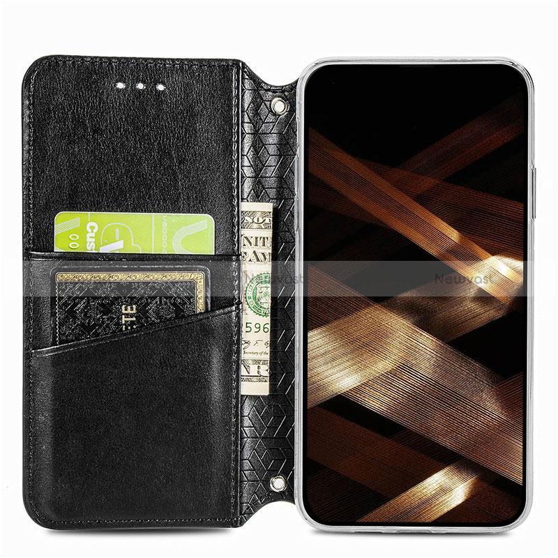 Leather Case Stands Fashionable Pattern Flip Cover H02 Holder for Apple iPhone 15