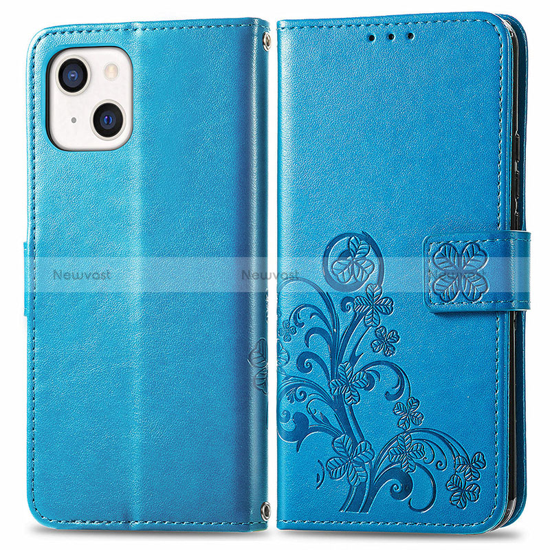 Leather Case Stands Fashionable Pattern Flip Cover H03 Holder for Apple iPhone 15