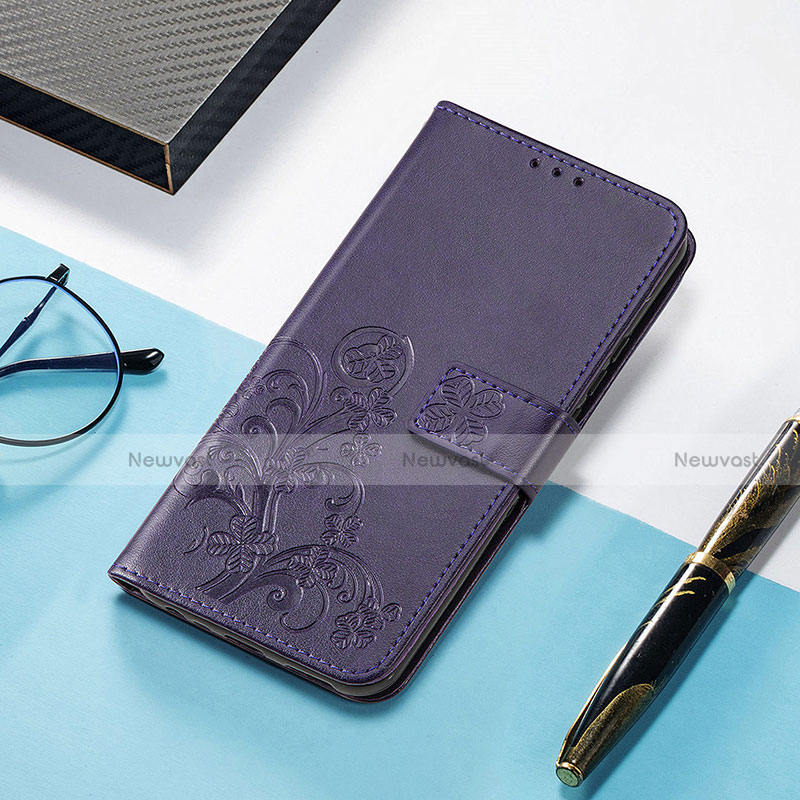 Leather Case Stands Fashionable Pattern Flip Cover H04 Holder for Apple iPhone 13 Pro Max