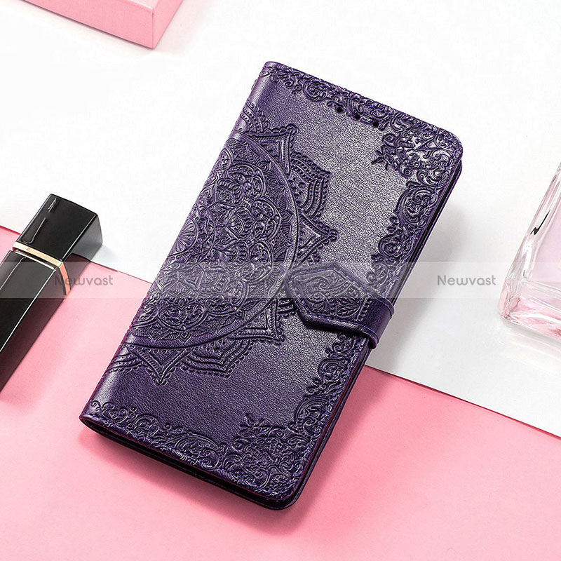 Leather Case Stands Fashionable Pattern Flip Cover H05 Holder for Apple iPhone 14 Pro Max