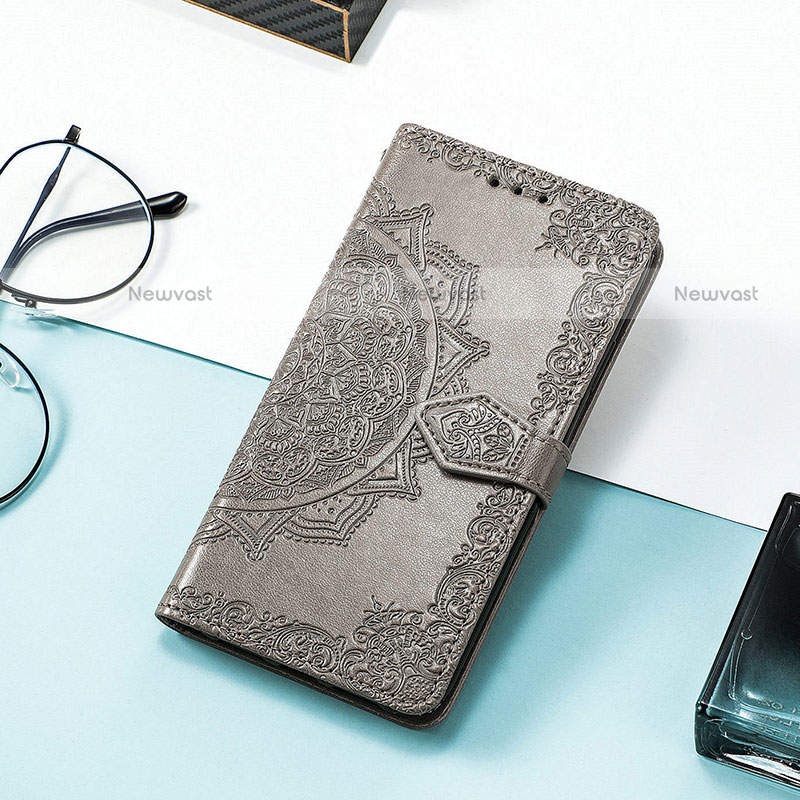 Leather Case Stands Fashionable Pattern Flip Cover H06 Holder for Apple iPhone 13