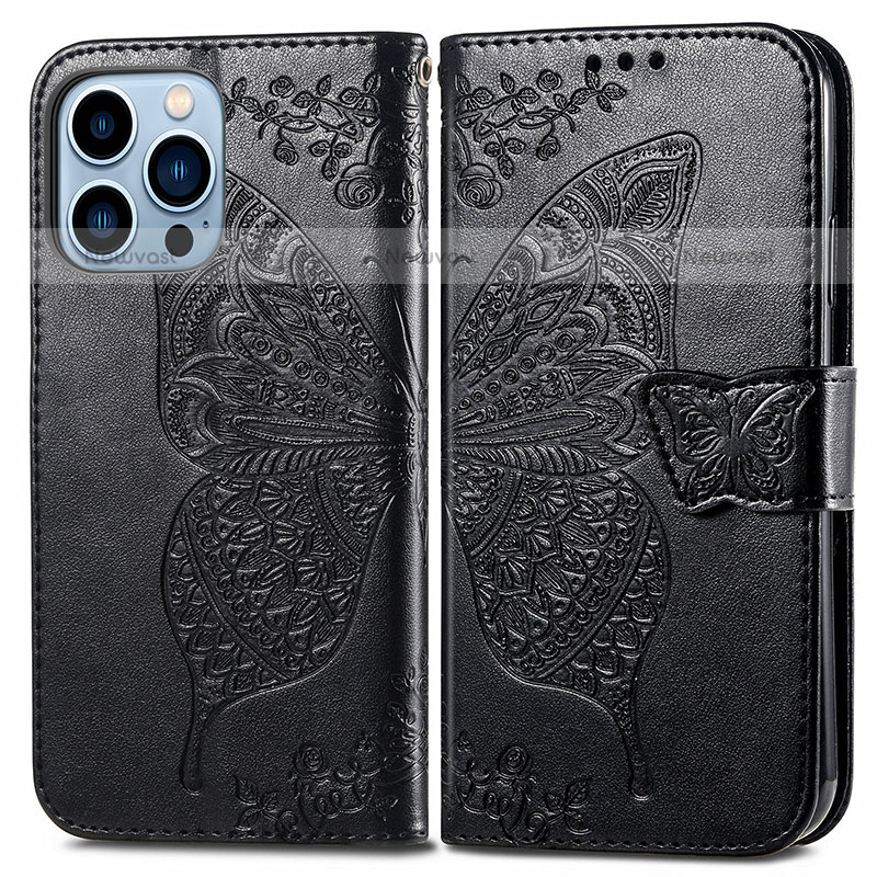 Leather Case Stands Fashionable Pattern Flip Cover H07 Holder for Apple iPhone 14 Pro