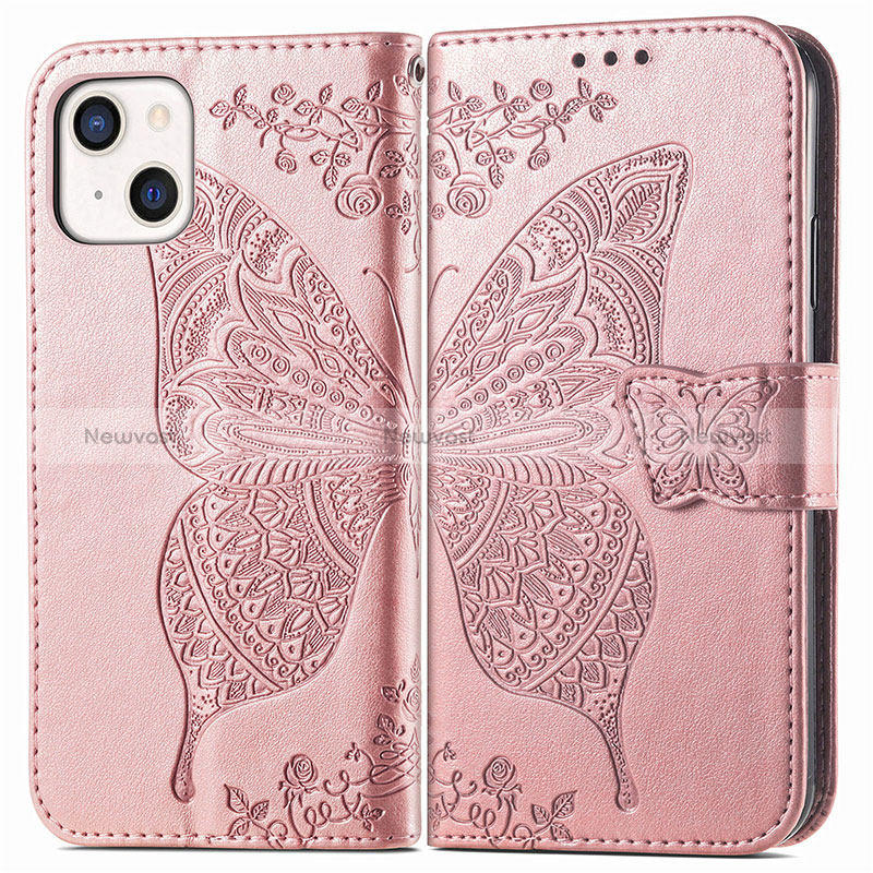 Leather Case Stands Fashionable Pattern Flip Cover H07 Holder for Apple iPhone 15