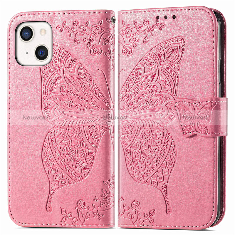 Leather Case Stands Fashionable Pattern Flip Cover H07 Holder for Apple iPhone 15