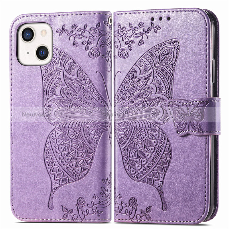 Leather Case Stands Fashionable Pattern Flip Cover H07 Holder for Apple iPhone 15 Plus