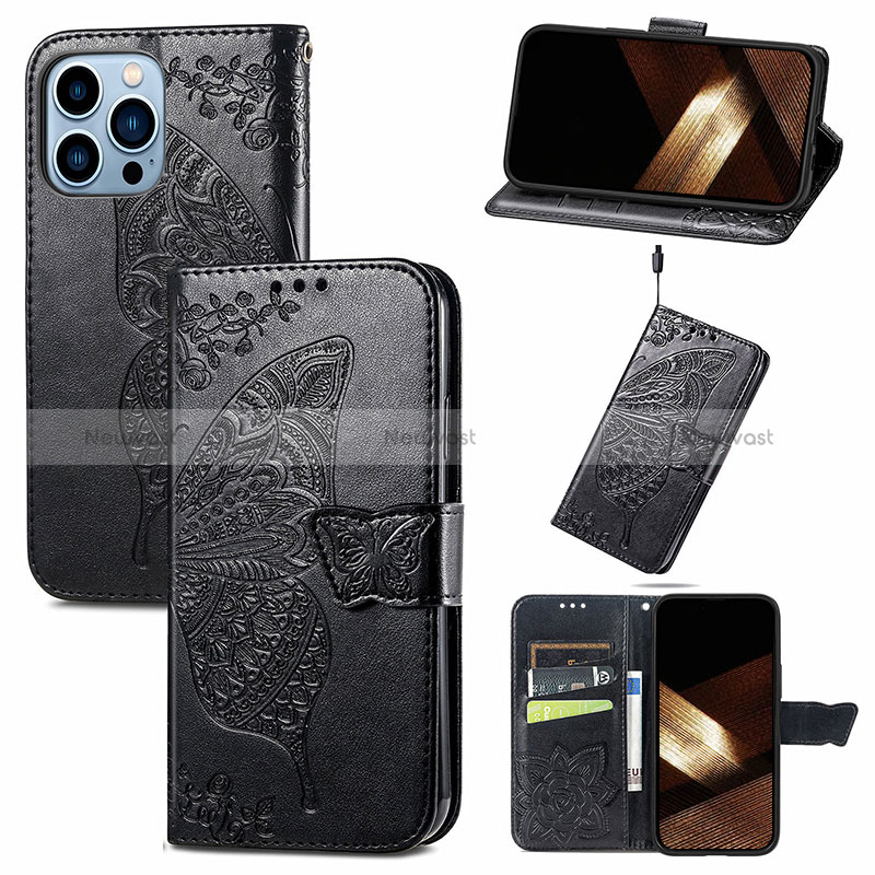 Leather Case Stands Fashionable Pattern Flip Cover H07 Holder for Apple iPhone 15 Pro