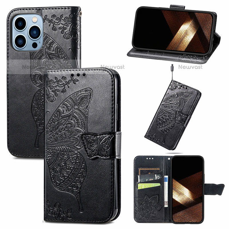 Leather Case Stands Fashionable Pattern Flip Cover H07 Holder for Apple iPhone 15 Pro Max