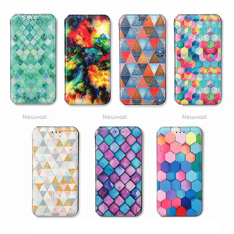 Leather Case Stands Fashionable Pattern Flip Cover H09 Holder for Apple iPhone 15