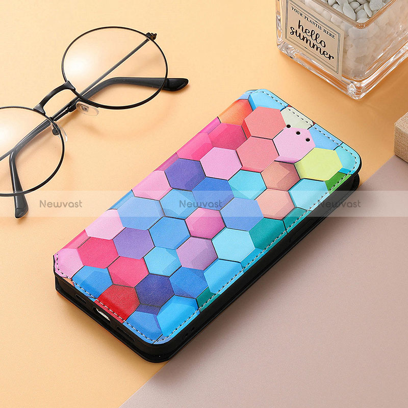 Leather Case Stands Fashionable Pattern Flip Cover H10 Holder for Apple iPhone 15