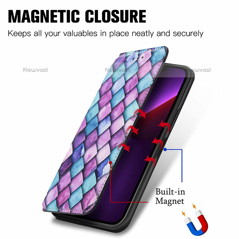 Leather Case Stands Fashionable Pattern Flip Cover H10 Holder for Apple iPhone 15 Pro Max