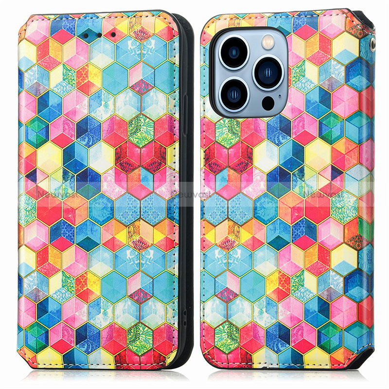 Leather Case Stands Fashionable Pattern Flip Cover H10 Holder for Apple iPhone 16 Pro Max