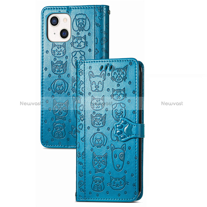 Leather Case Stands Fashionable Pattern Flip Cover H11 Holder for Apple iPhone 15