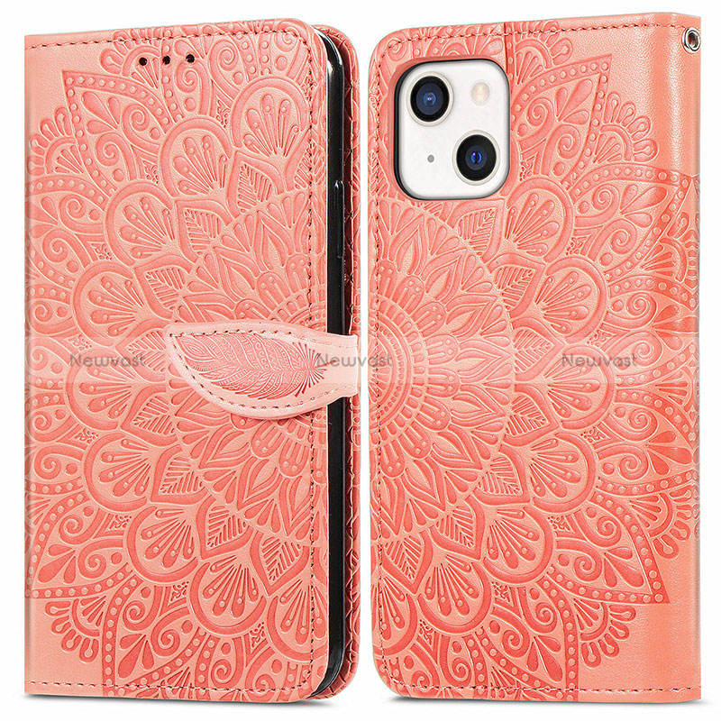 Leather Case Stands Fashionable Pattern Flip Cover H13 Holder for Apple iPhone 15