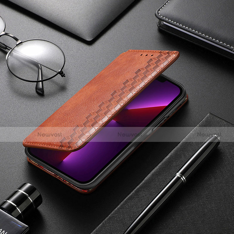 Leather Case Stands Fashionable Pattern Flip Cover H14 Holder for Apple iPhone 13 Mini