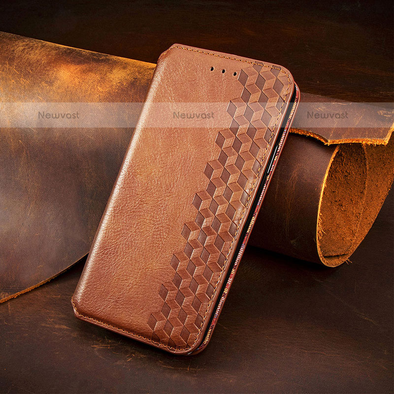 Leather Case Stands Fashionable Pattern Flip Cover H14 Holder for Apple iPhone 14 Pro