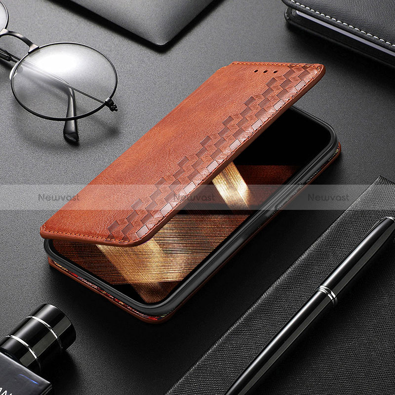 Leather Case Stands Fashionable Pattern Flip Cover H14 Holder for Apple iPhone 14 Pro Max