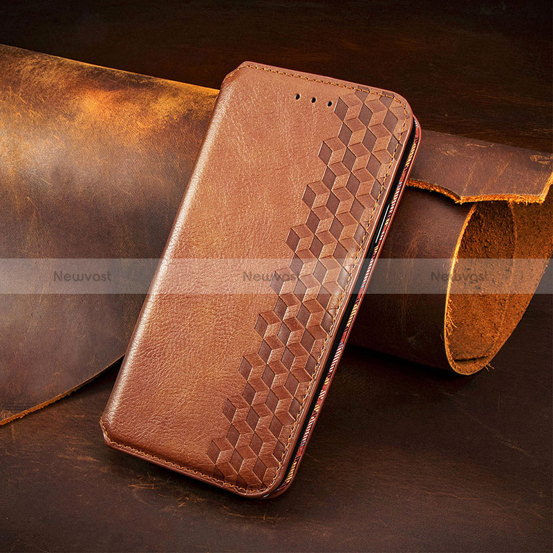 Leather Case Stands Fashionable Pattern Flip Cover H14 Holder for Apple iPhone 14 Pro Max