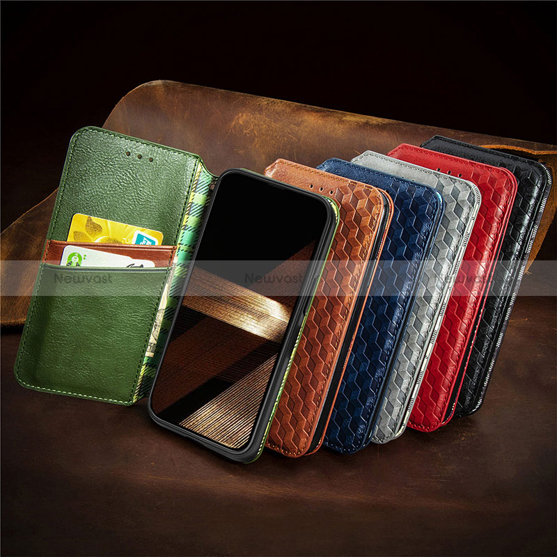 Leather Case Stands Fashionable Pattern Flip Cover H14 Holder for Apple iPhone 15