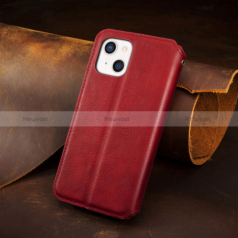 Leather Case Stands Fashionable Pattern Flip Cover H14 Holder for Apple iPhone 15