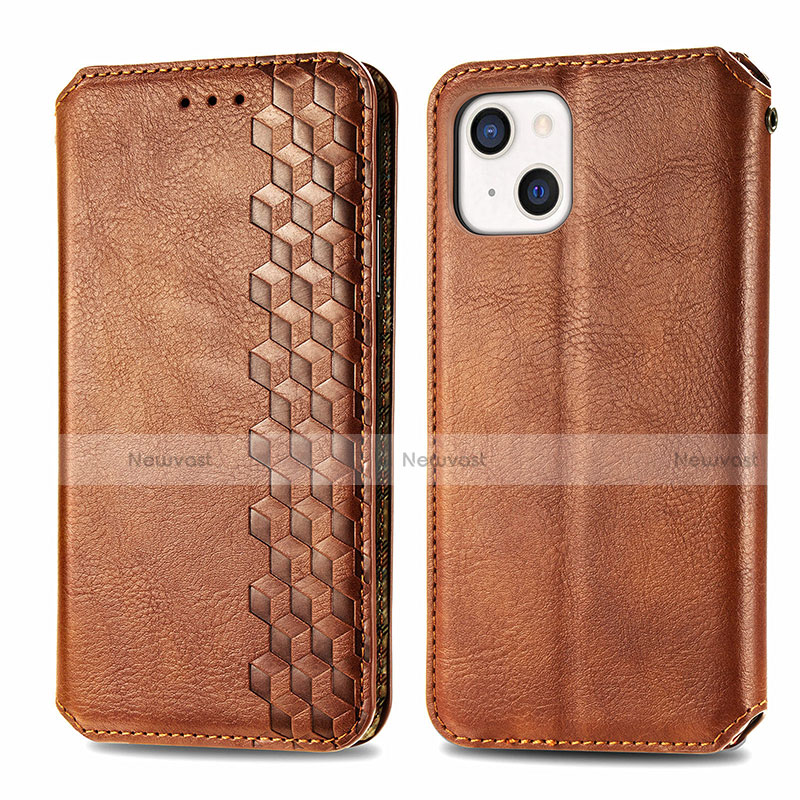 Leather Case Stands Fashionable Pattern Flip Cover H15 Holder for Apple iPhone 13