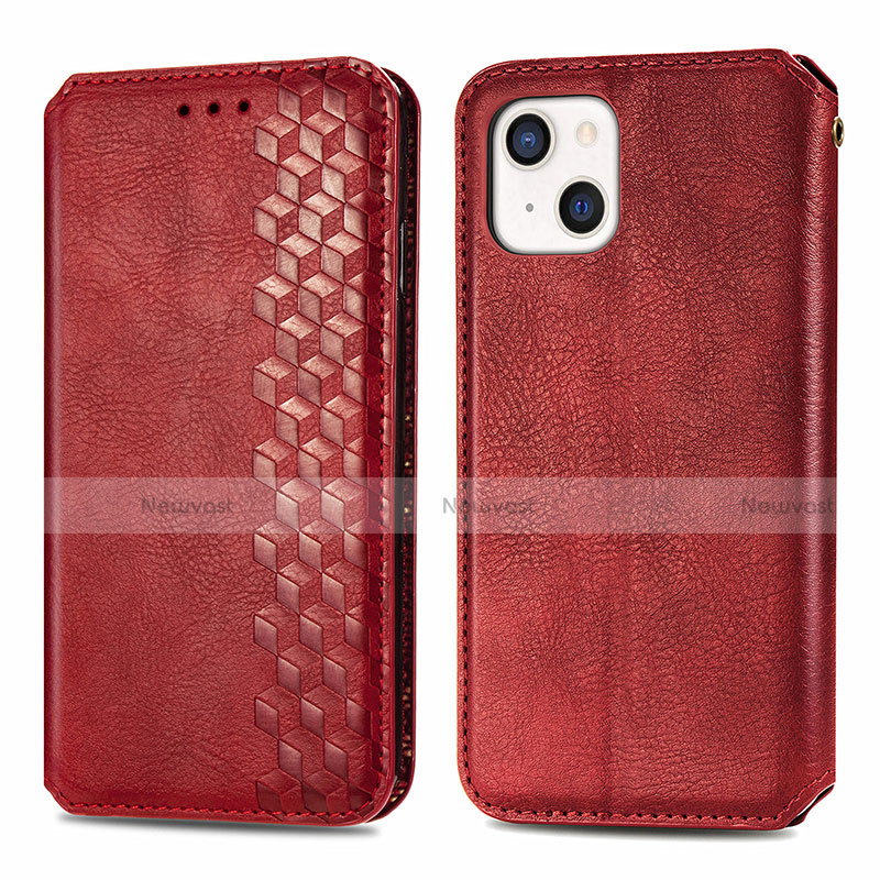 Leather Case Stands Fashionable Pattern Flip Cover H15 Holder for Apple iPhone 14