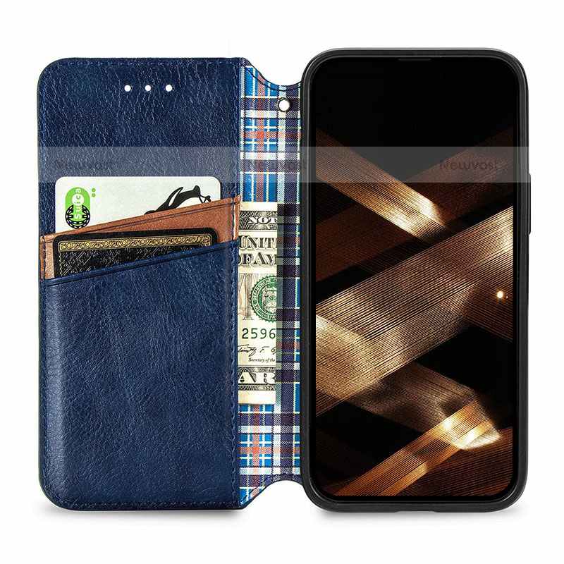 Leather Case Stands Fashionable Pattern Flip Cover H15 Holder for Apple iPhone 14 Pro