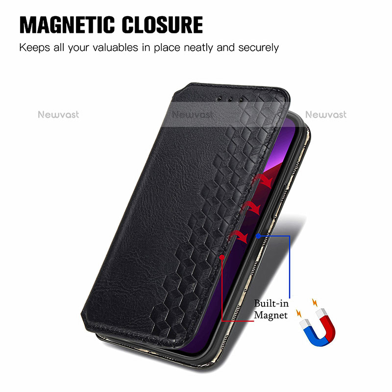 Leather Case Stands Fashionable Pattern Flip Cover H15 Holder for Apple iPhone 14 Pro