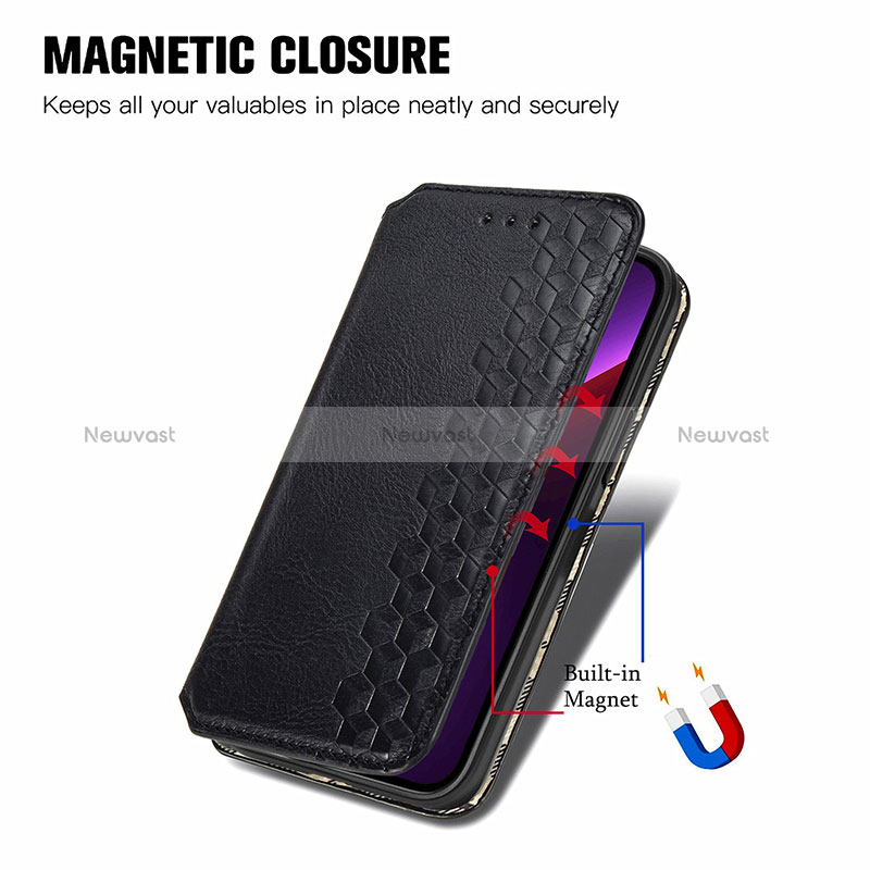 Leather Case Stands Fashionable Pattern Flip Cover H15 Holder for Apple iPhone 14 Pro Max