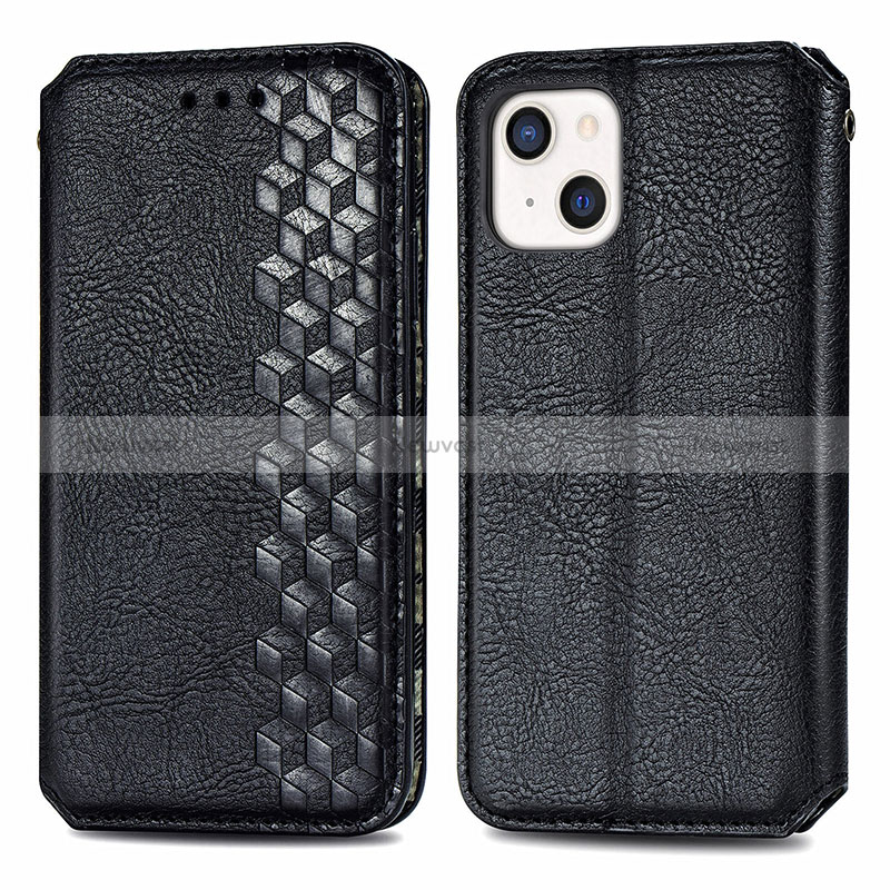 Leather Case Stands Fashionable Pattern Flip Cover H15 Holder for Apple iPhone 15