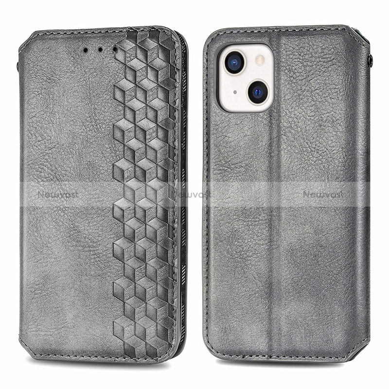 Leather Case Stands Fashionable Pattern Flip Cover H15 Holder for Apple iPhone 15