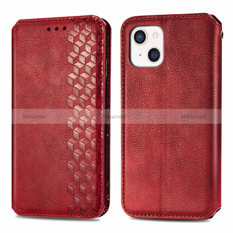 Leather Case Stands Fashionable Pattern Flip Cover H15 Holder for Apple iPhone 15