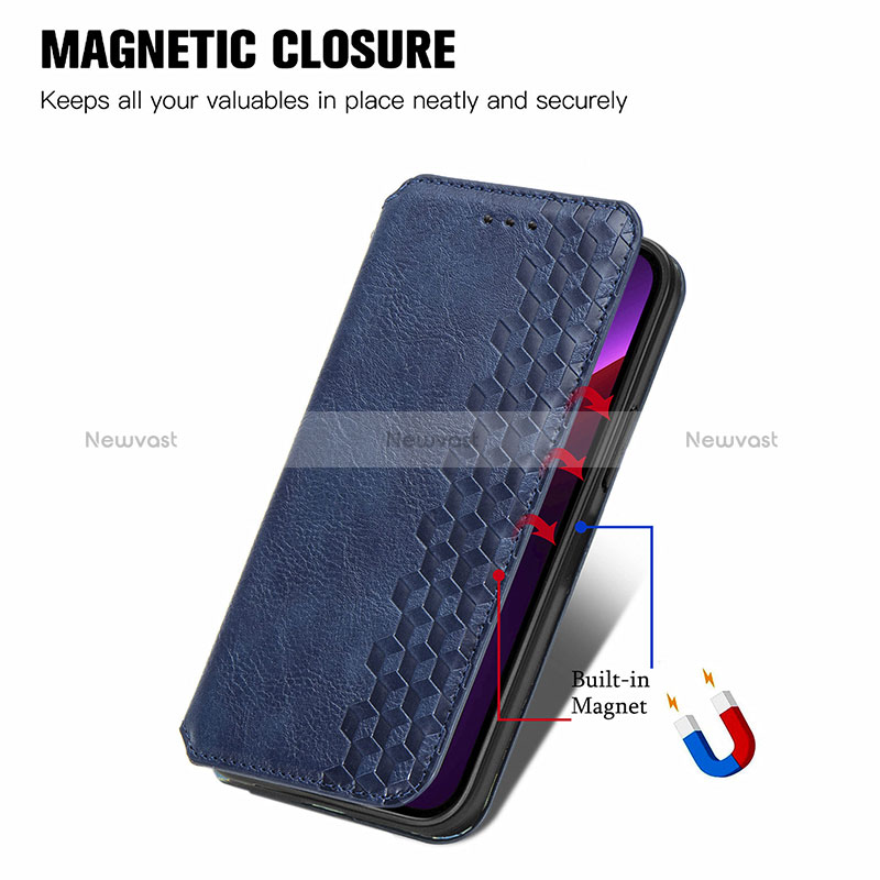 Leather Case Stands Fashionable Pattern Flip Cover H15 Holder for Apple iPhone 15