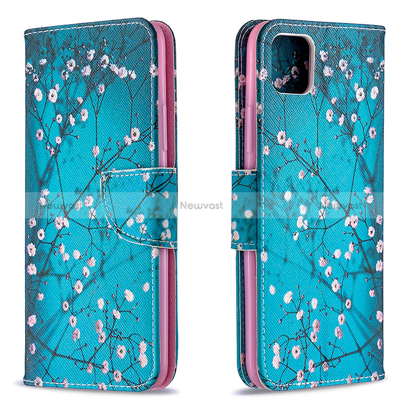 Leather Case Stands Fashionable Pattern Flip Cover Holder B01F for Realme C11 (2021)