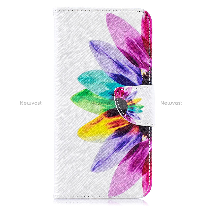 Leather Case Stands Fashionable Pattern Flip Cover Holder B01F for Samsung Galaxy A10 Mixed