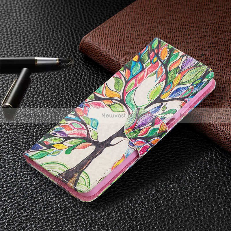 Leather Case Stands Fashionable Pattern Flip Cover Holder B01F for Samsung Galaxy A12 5G
