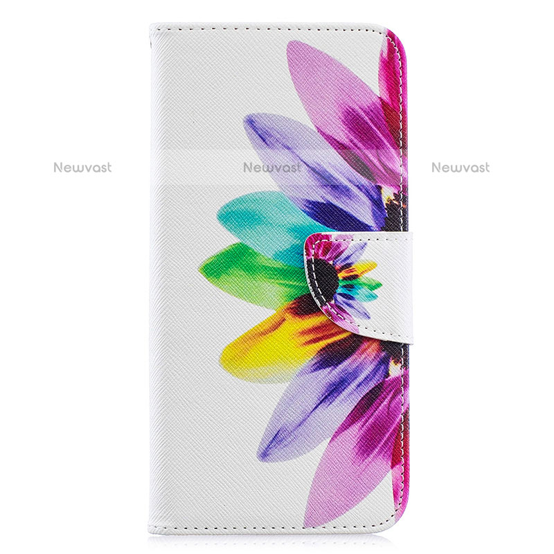 Leather Case Stands Fashionable Pattern Flip Cover Holder B01F for Samsung Galaxy A20 Mixed